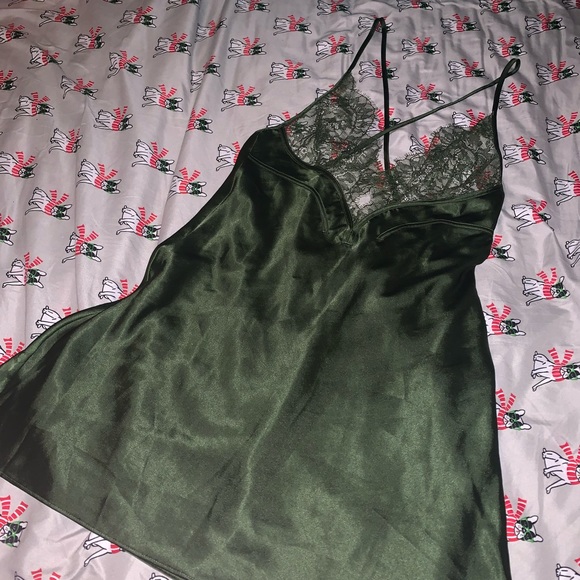 Victoria's Secret Other - VS Silky Military Green Night Dress
